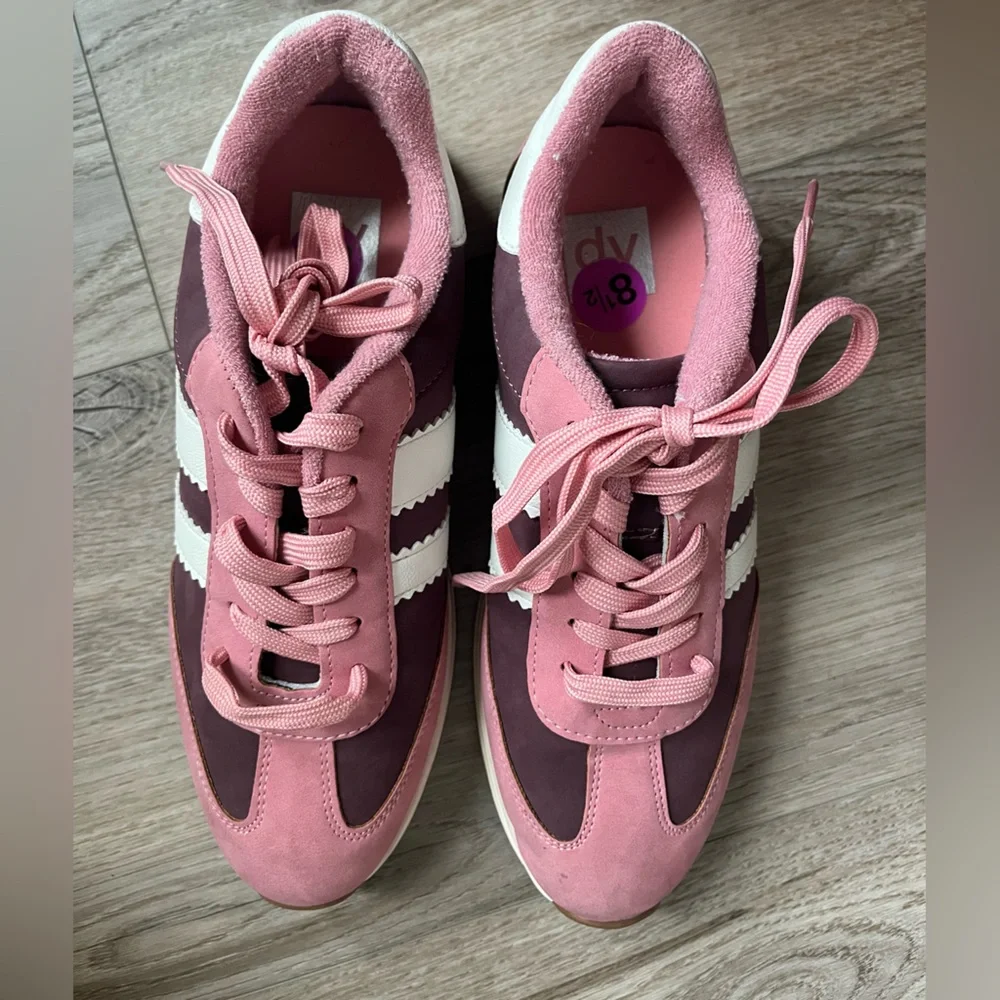 DV Dolce Vita Pink Blush and Maroon Sneakers